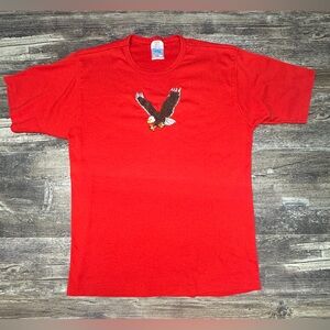 Vintage Sears T-Shirt with Eagle Embroidery - Small/Medium - GUC